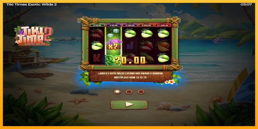 Tiki Time Exotic Wilds 2 gaming machine for money, picture 1