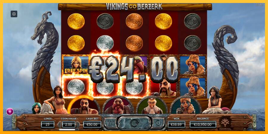 Vikings go Berzerk gaming machine for money, picture 3