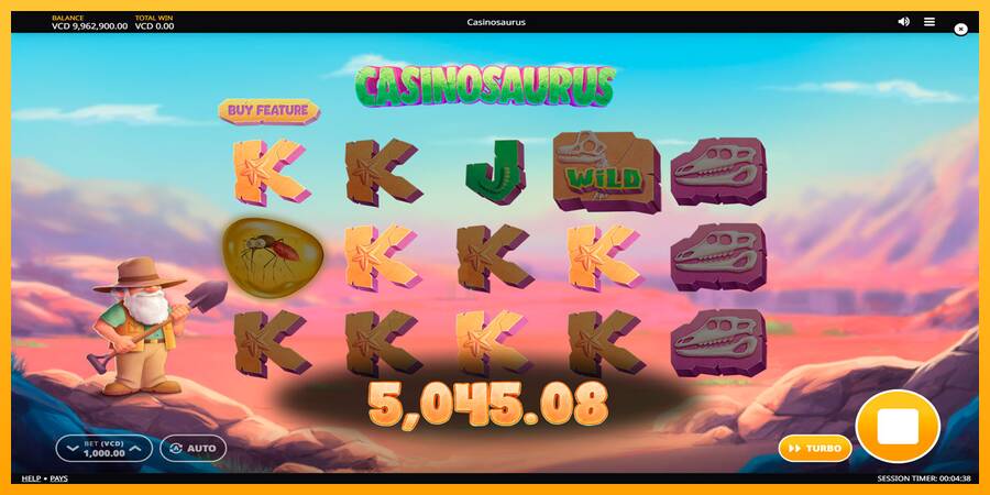 Casinosaurus gaming machine for money, picture 3