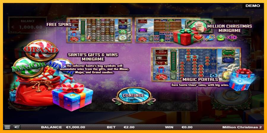 Million Christmas 2 gaming machine for money, picture 1