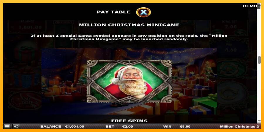 Million Christmas 2 gaming machine for money, picture 5