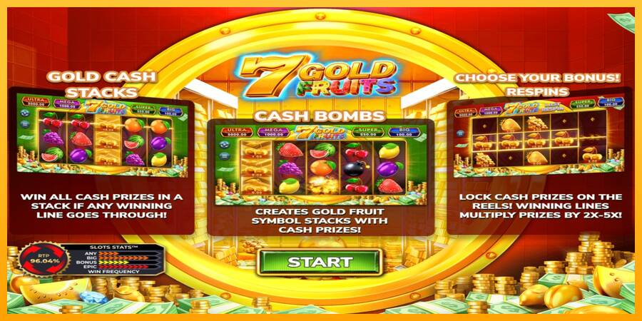 7 Gold Fruits gaming machine for money, picture 1