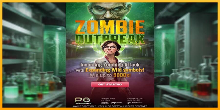 Zombie Outbreak gaming machine for money, picture 1