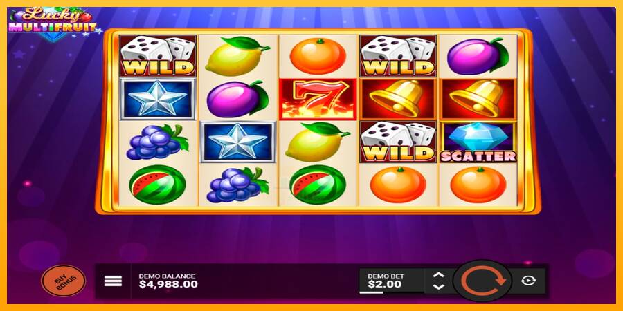 Lucky Multifruit gaming machine for money, picture 2