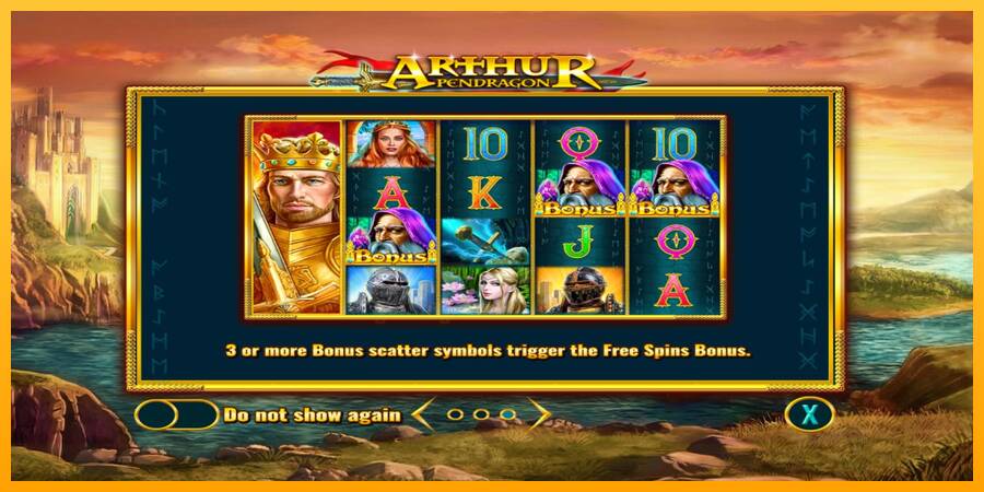 Arthur Pendragon gaming machine for money, picture 3