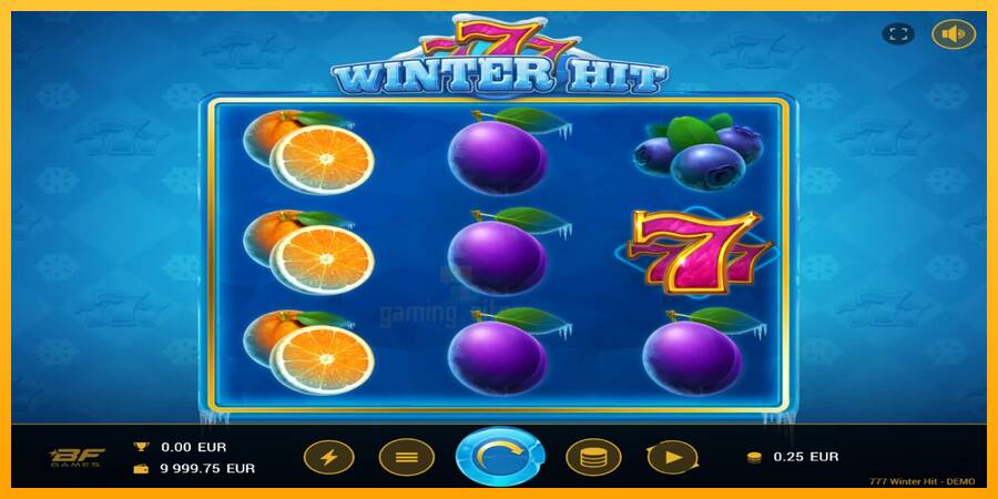 777 Winter Hit gaming machine for money, picture 1