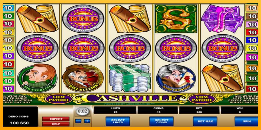 Cashville gaming machine for money, picture 1