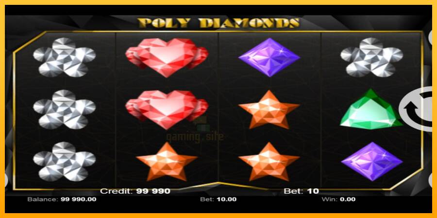 Poly Diamonds gaming machine for money, picture 1