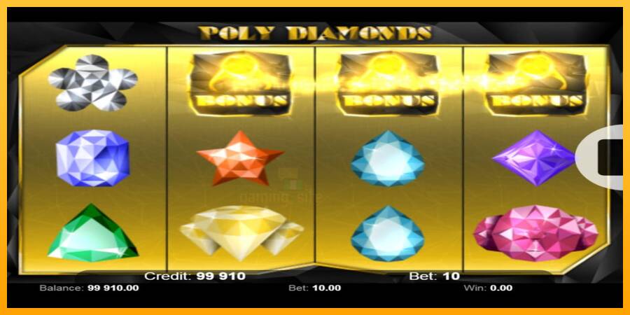 Poly Diamonds gaming machine for money, picture 3