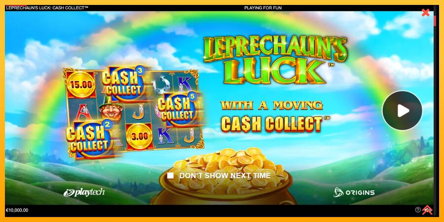 Leprechauns Luck Cash Collect Megaways PowerPlay Jackpot gaming machine for money, picture 1