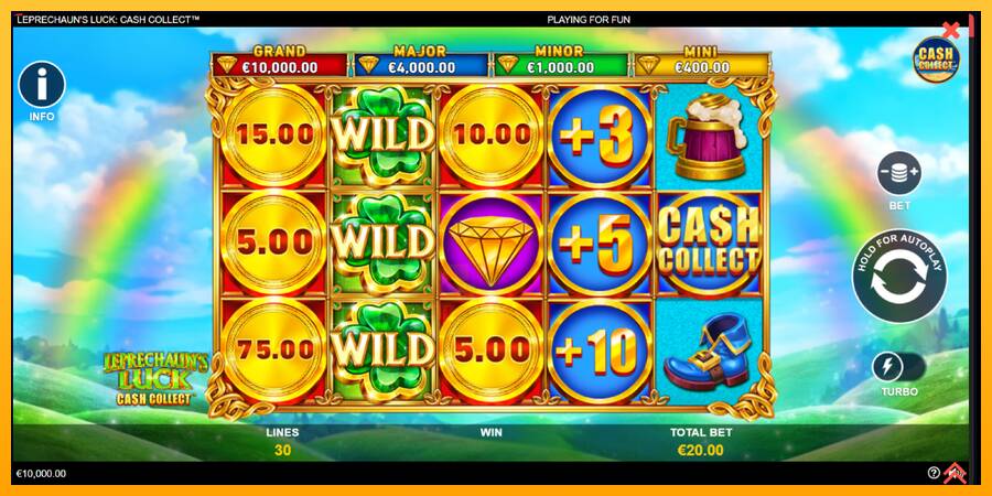 Leprechauns Luck Cash Collect Megaways PowerPlay Jackpot gaming machine for money, picture 2