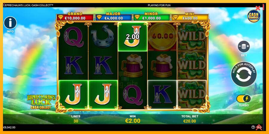 Leprechauns Luck Cash Collect Megaways PowerPlay Jackpot gaming machine for money, picture 3