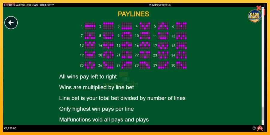 Leprechauns Luck Cash Collect Megaways PowerPlay Jackpot gaming machine for money, picture 7