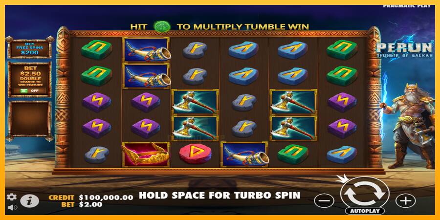 Perun - Thunder of Balkan gaming machine for money, picture 1