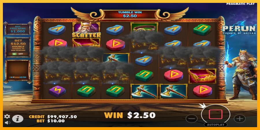 Perun - Thunder of Balkan gaming machine for money, picture 3