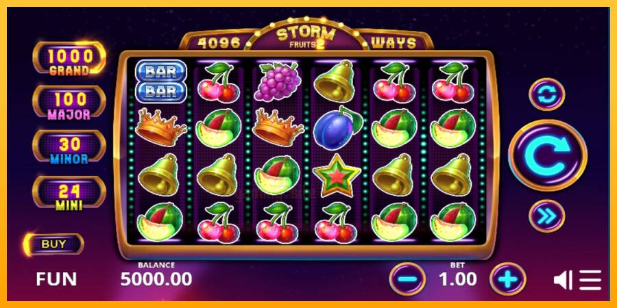 Storm Fruits 2 gaming machine for money, picture 1