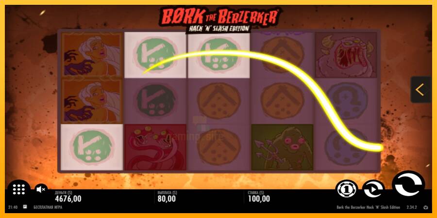 Bork The Berzerker gaming machine for money, picture 4