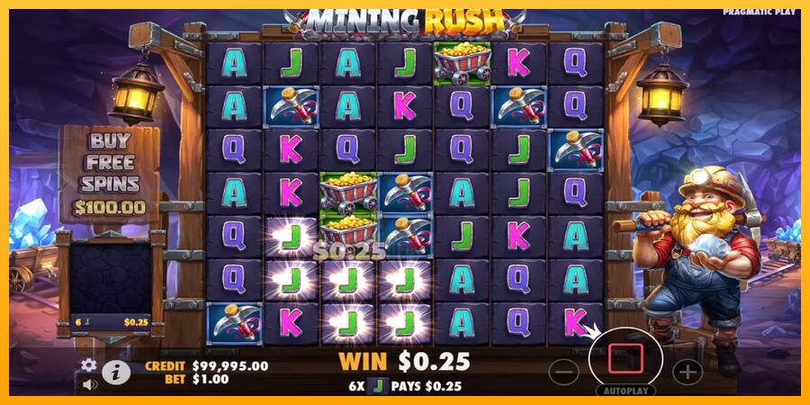 Mining Rush gaming machine for money, picture 3