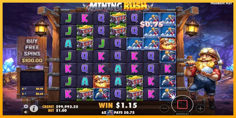 Mining Rush gaming machine for money, picture 4