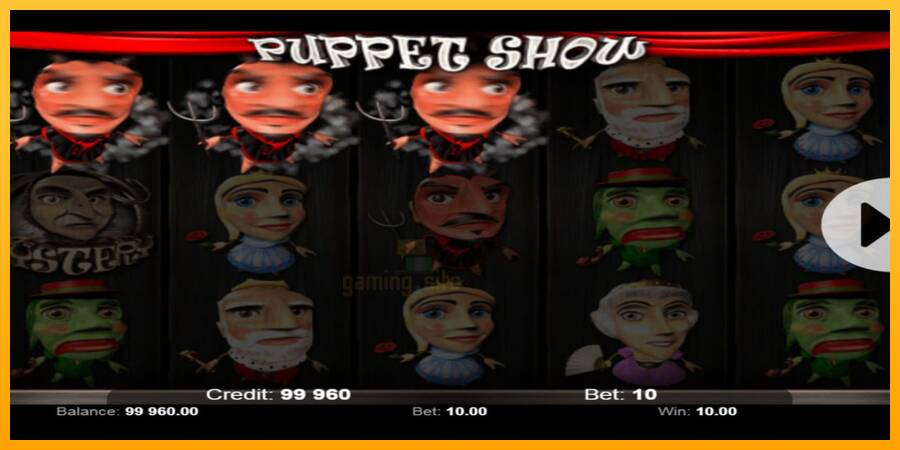 Puppet Show gaming machine for money, picture 3