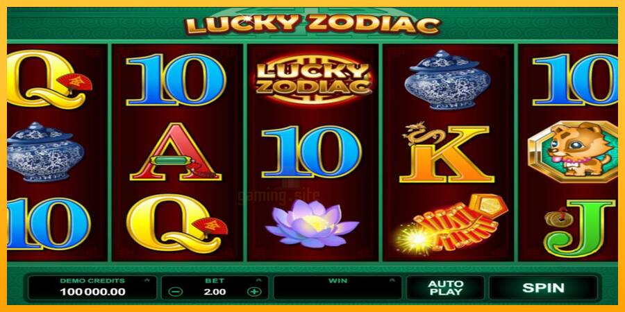 Lucky Zodiac gaming machine for money, picture 2