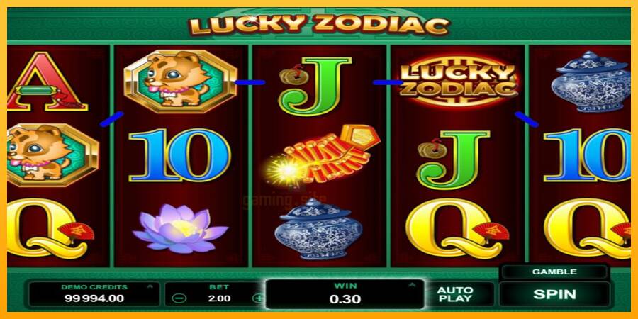 Lucky Zodiac gaming machine for money, picture 3