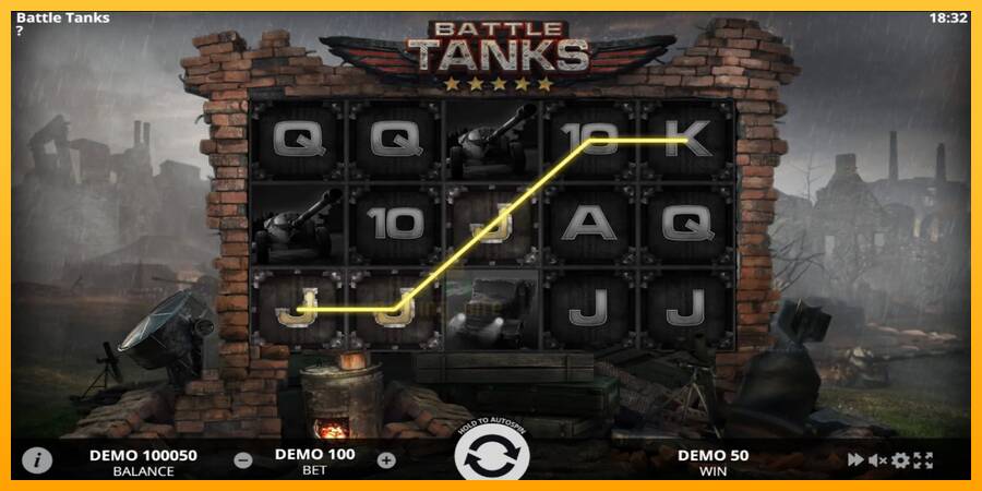 Battle Tanks gaming machine for money, picture 2