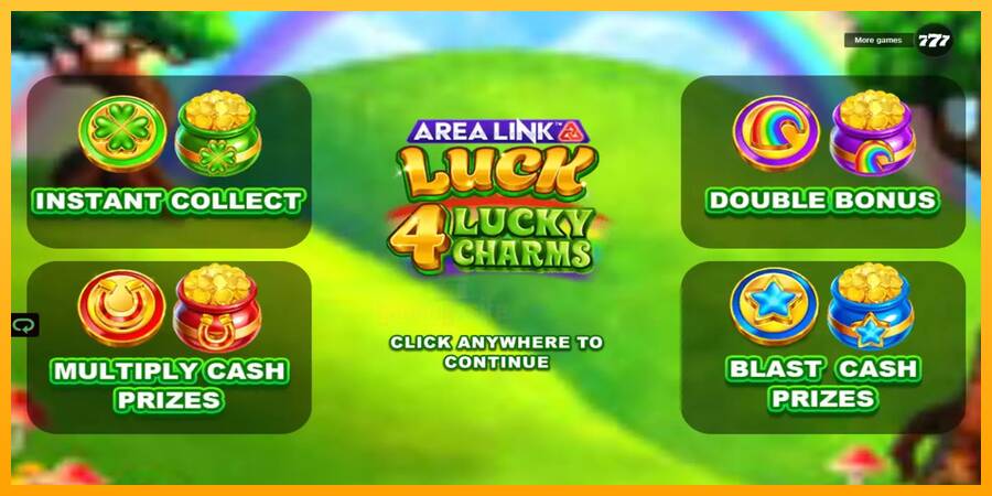 Area Link Luck 4 Lucky Charms gaming machine for money, picture 1