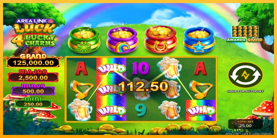 Area Link Luck 4 Lucky Charms gaming machine for money, picture 4