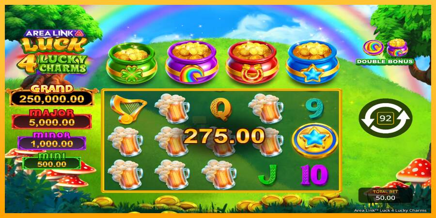 Area Link Luck 4 Lucky Charms gaming machine for money, picture 5