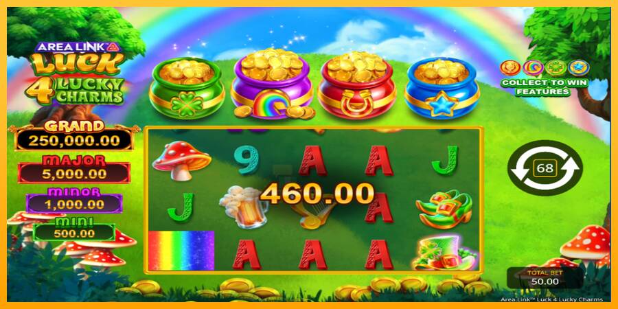 Area Link Luck 4 Lucky Charms gaming machine for money, picture 6