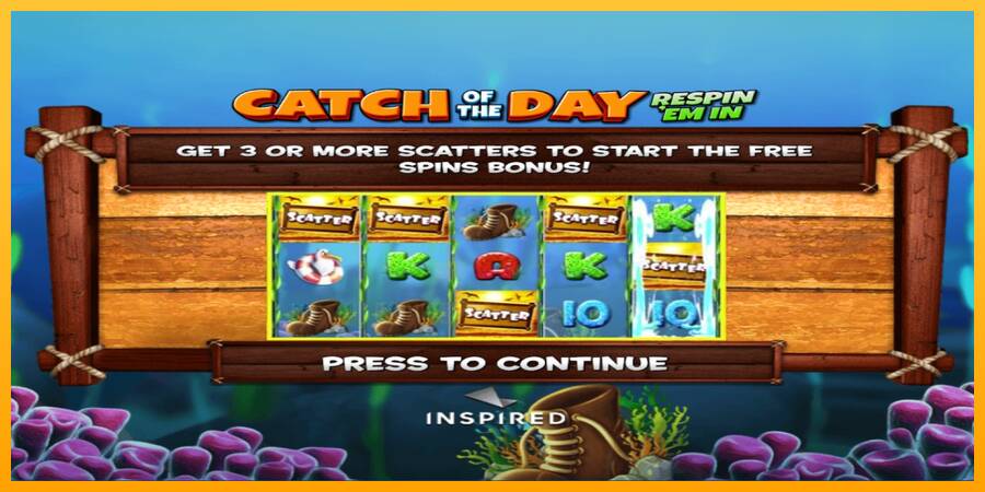 Catch of the Day Respin Em In gaming machine for money, picture 3