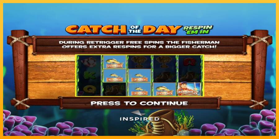 Catch of the Day Respin Em In gaming machine for money, picture 4