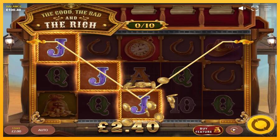 The Good The Bad and The Rich gaming machine for money, picture 2