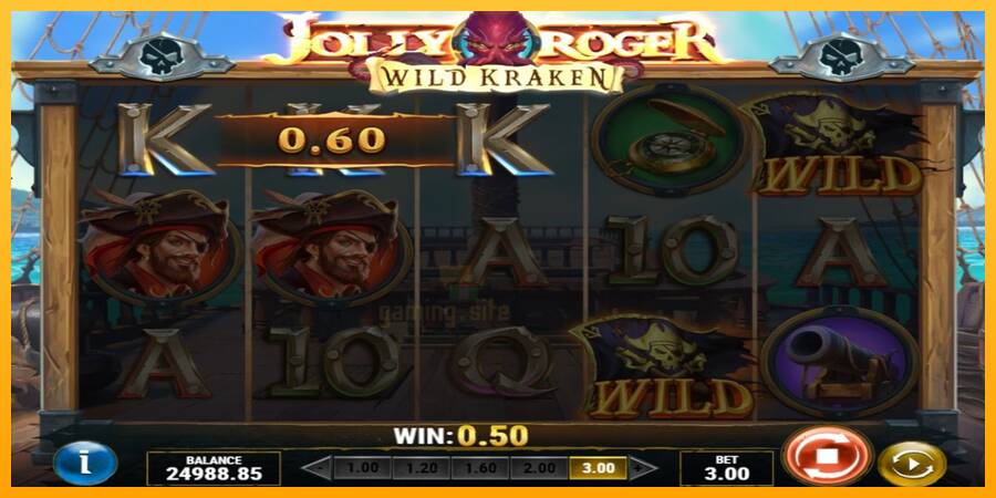 Jolly Roger Wild Kraken gaming machine for money, picture 5