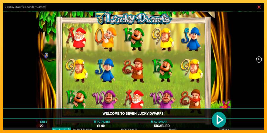 7 Lucky Dwarfs gaming machine for money, picture 1