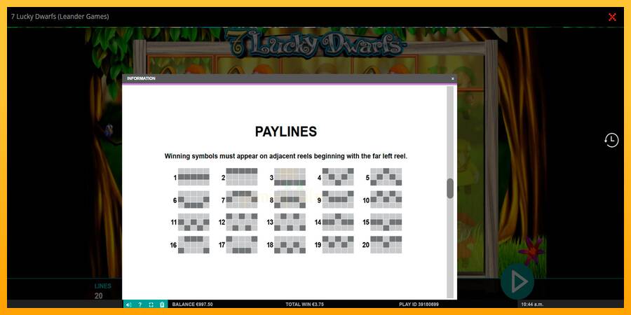 7 Lucky Dwarfs gaming machine for money, picture 7