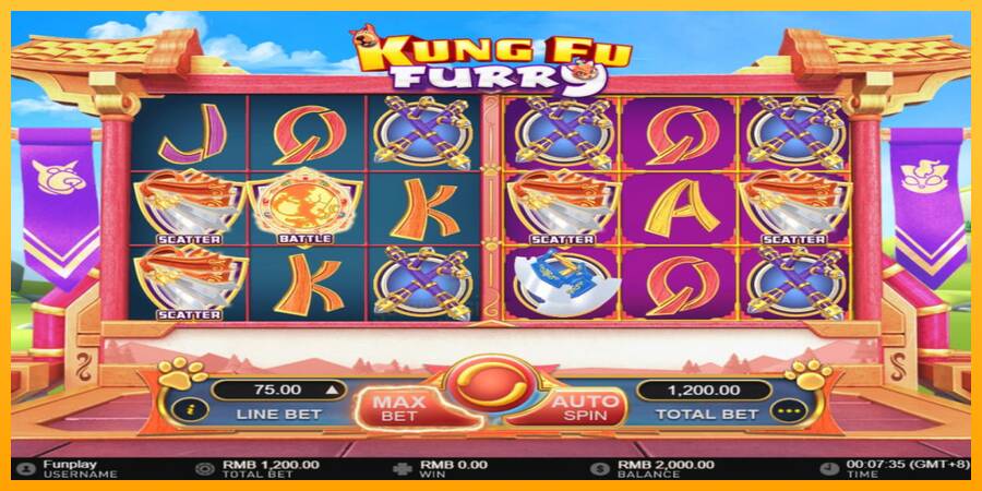 Kung fu Furry gaming machine for money, picture 2