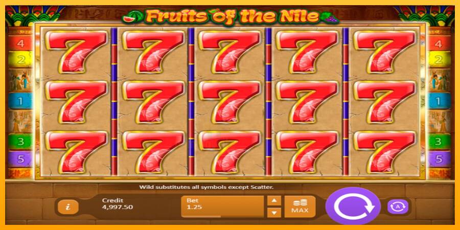 Fruits of the Nile gaming machine for money, picture 2