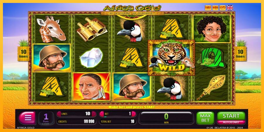 Africa Gold gaming machine for money, picture 1