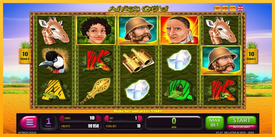 Africa Gold gaming machine for money, picture 2