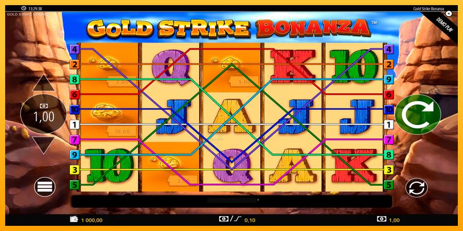 Gold Strike Bonanza gaming machine for money, picture 1