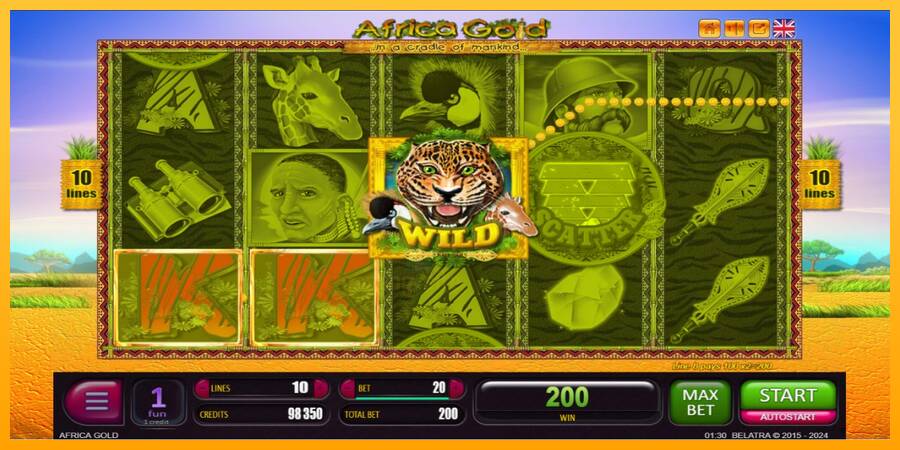 Africa Gold gaming machine for money, picture 3