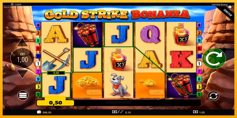 Gold Strike Bonanza gaming machine for money, picture 2