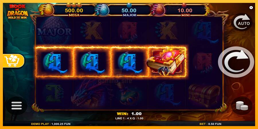 Book of Dragon Hold and Win gaming machine for money, picture 3