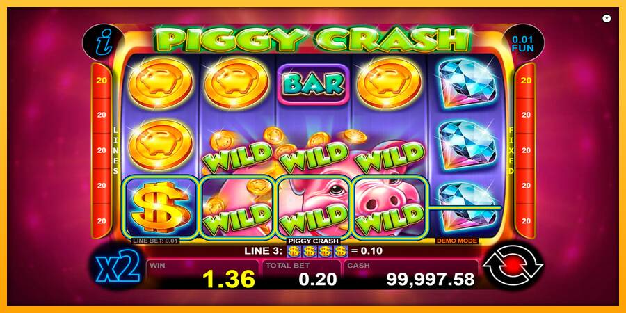 Piggy Crash gaming machine for money, picture 3