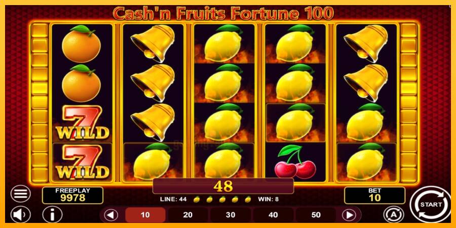 Cashn Fruits Fortune 100 gaming machine for money, picture 2