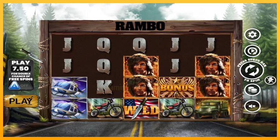 Rambo gaming machine for money, picture 1