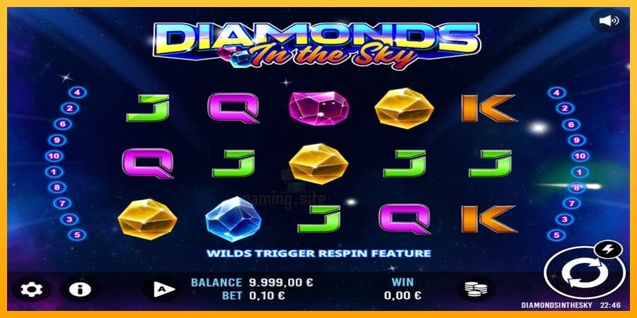 Diamonds In The Sky gaming machine for money, picture 1