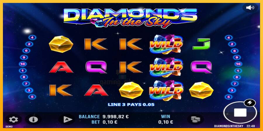 Diamonds In The Sky gaming machine for money, picture 3